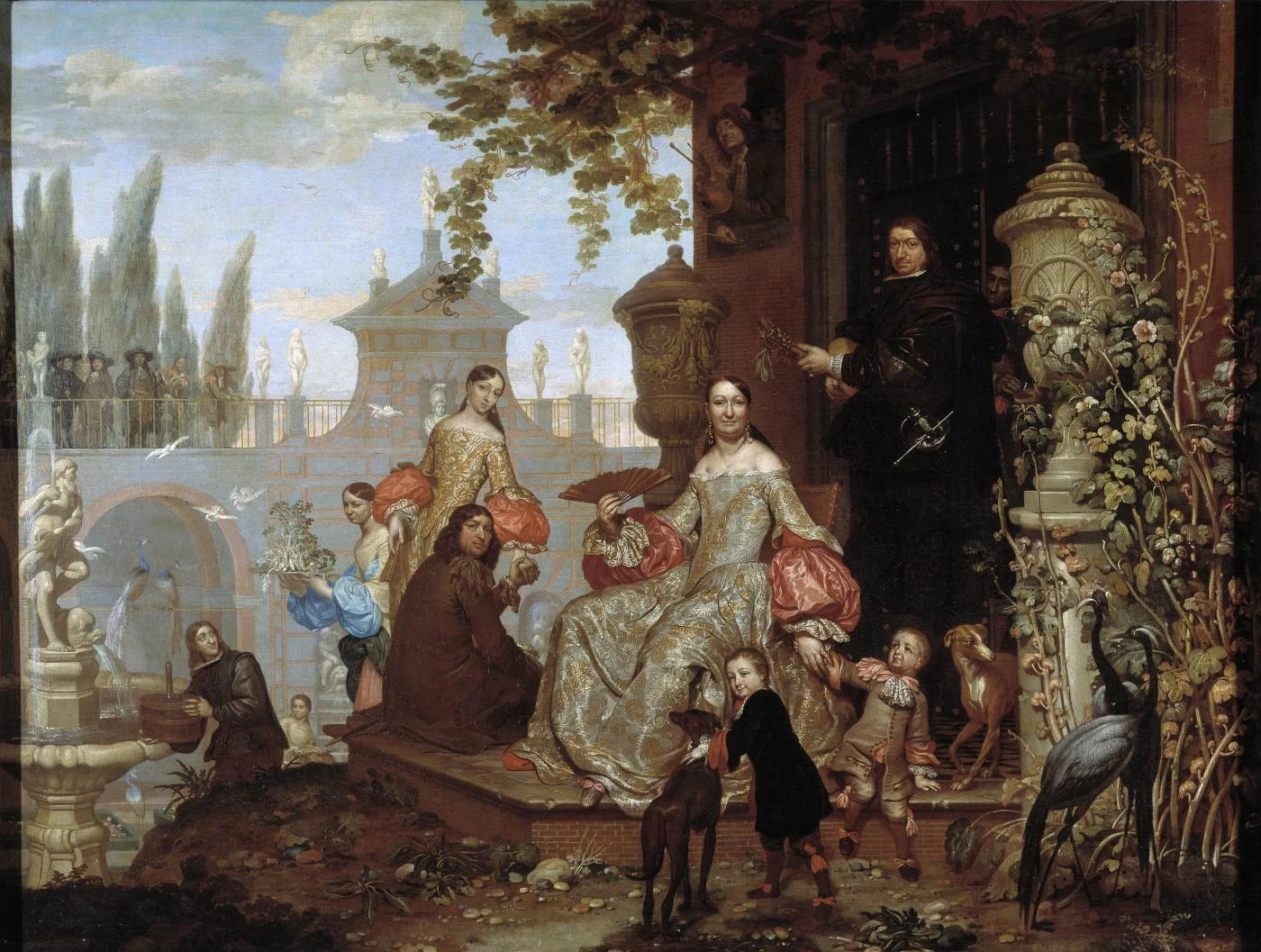 Ritratto di famiglia in giardino - Museo del Prado, Madrid
